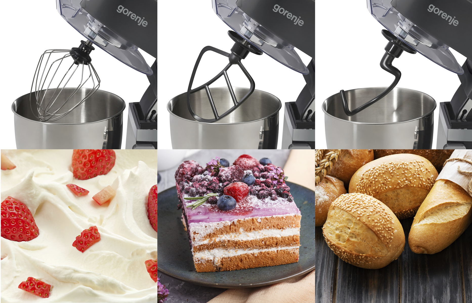 همزن کاسه دار 7 لیتر گرنیه MMC1500PS همزن کاسه دار 7 لیتر گرنیه MMC1500PS