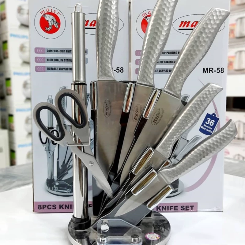 سرویس چاقو آشپزخانه 8 پارچه مایر MR-58