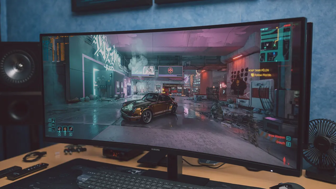 مانیتور منحنی 2K گیمینگ 180 هرتز شیائومی مدل G34WQI سایز 34 اینچ محصول 2024