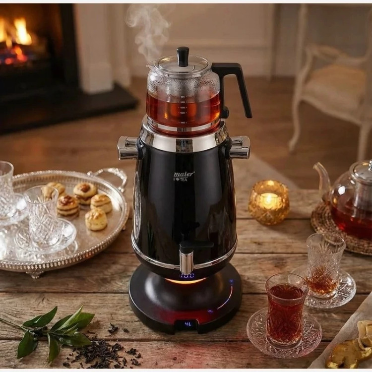سماور برقی 4 لیتر 2200 وات مایر MR-3845 سماور برقی 4 لیتر 2200 وات مایر MR-3845