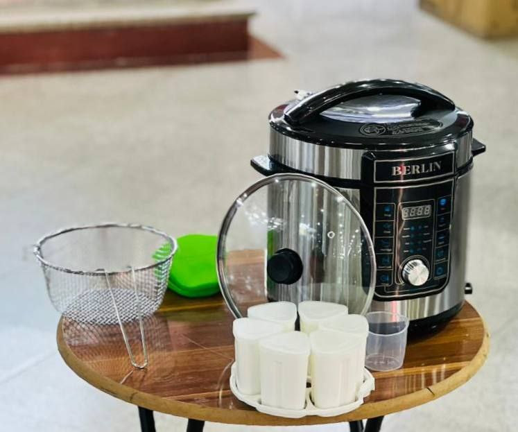 زودپز برقی 1000 وات 6 لیتر لمسی برلین BE-2050