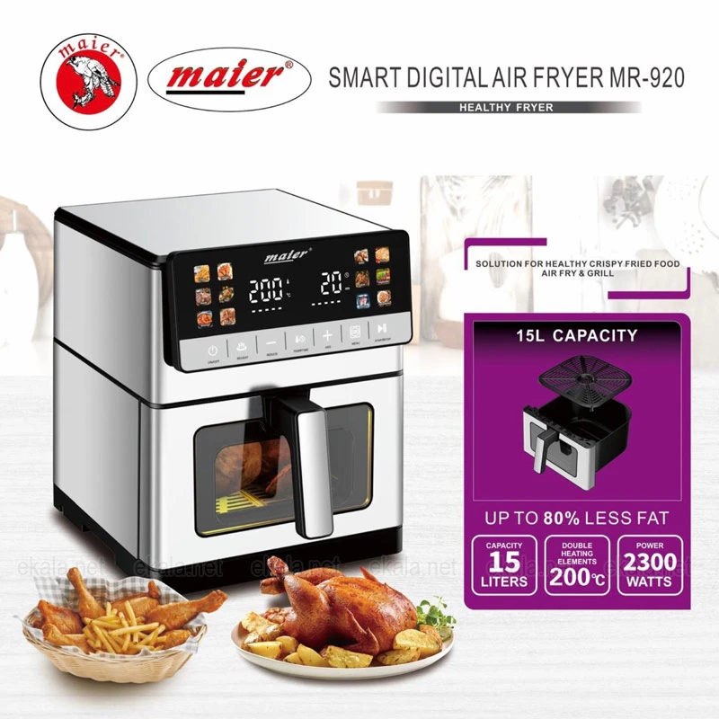 سرخ کن و هواپز بدون روغن 15 لیتر مایر MR-920