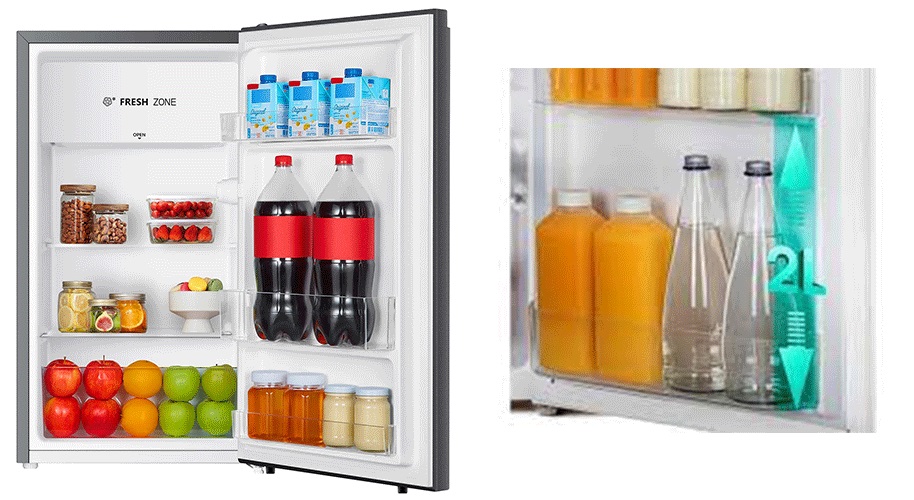 یخچال فریزر تک درب هتلی 6 فوت هایسنس مدل HISENSE RR122D4Asu