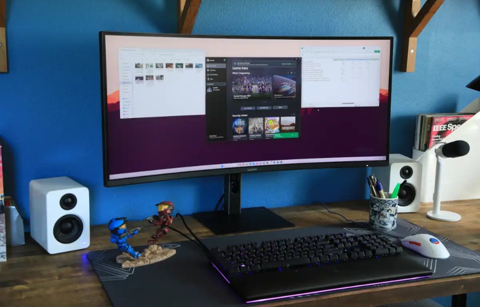 مانیتور منحنی 2K گیمینگ 180 هرتز شیائومی مدل G34WQI سایز 34 اینچ محصول 2024