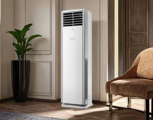کولر گازی ایستاده 55000 سرمایشی گرمایشی T3 روتاری WIFI بدون اینورتر R410A کینگ هوم KH-GVH55ALXL