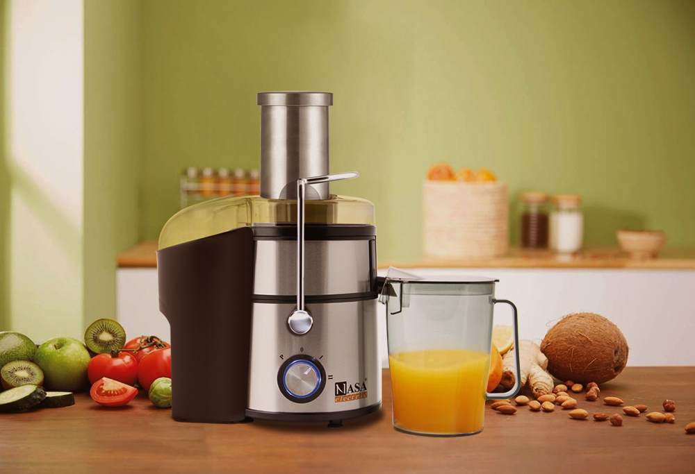 آبمیوه گیری سه کاره 800 وات ناساالکتریک NS-946 رنگ نقره ای