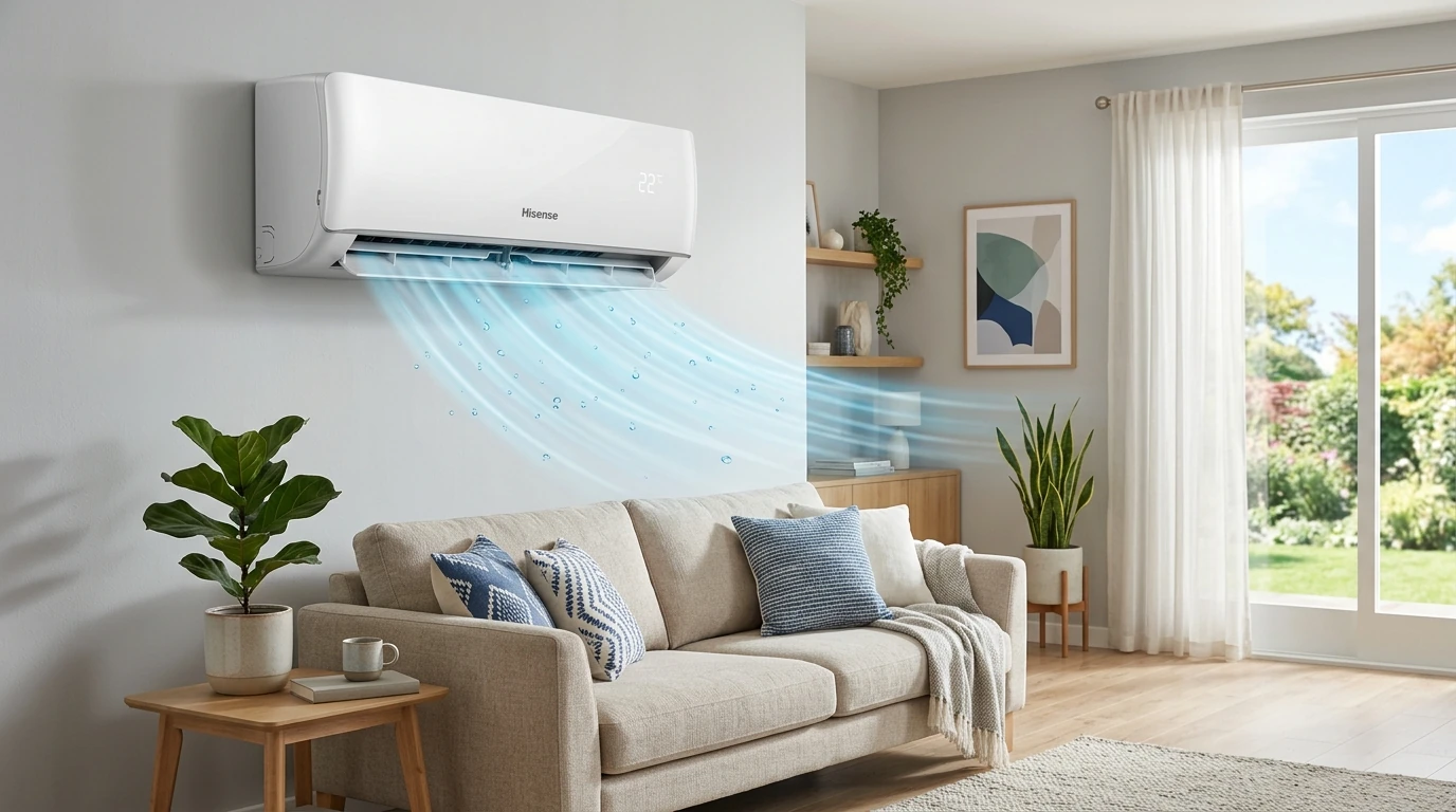 کولر گازی سرمایشی گرمایشی 12000 بدون اینورتر WIFI R410A کینگ هوم KH-GWH12AGCXB محصول 2024