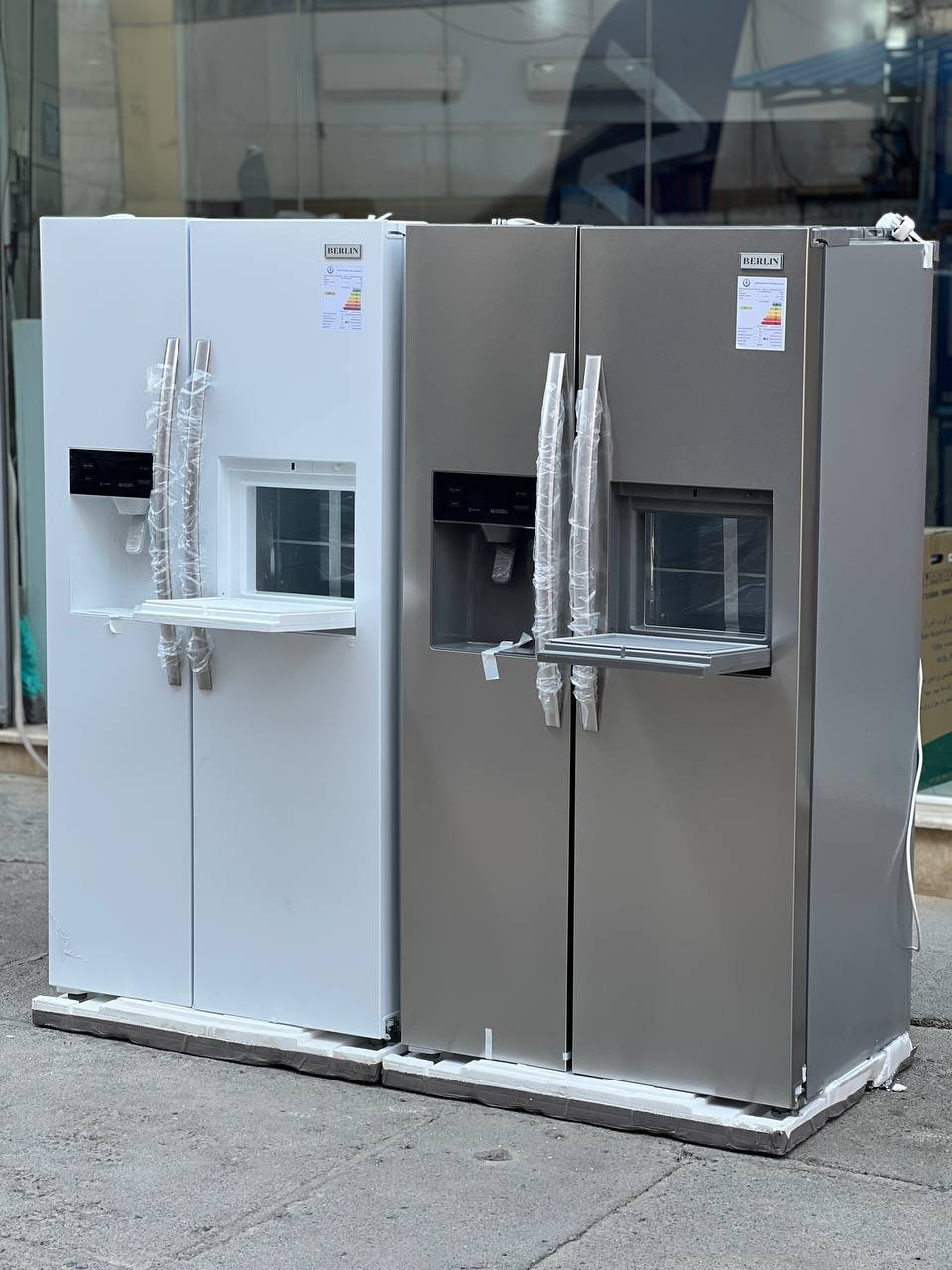 یخچال ساید بای ساید جنرال برلین 574 لیتر سفید مدل GCX-287TNW