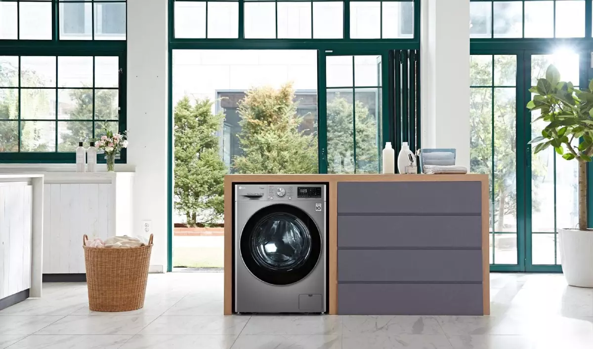 ماشین لباسشویی و خشک کن ال جی F4V5RGP2T