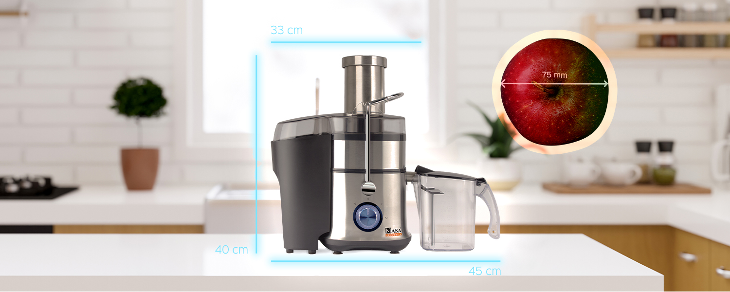 آبمیوه گیری سه کاره 800 وات ناساالکتریک NS-946 رنگ نقره ای