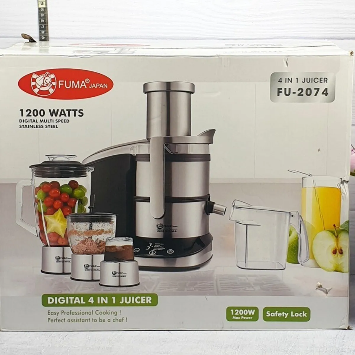 آبمیوه گیری 4 کاره برند فوما 1200 وات FU-2074