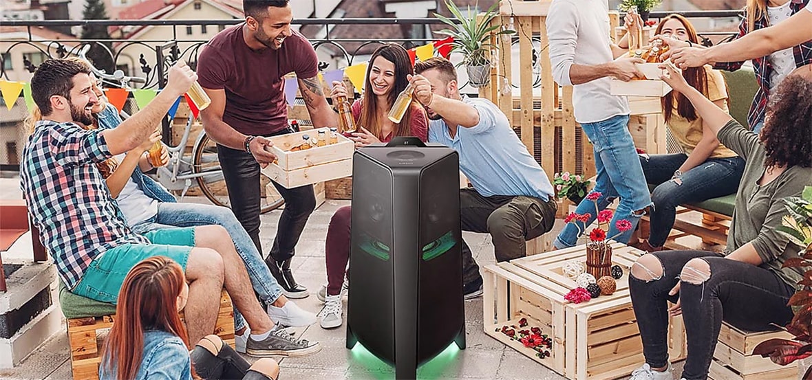 اسپیکر بلوتوثی 500 وات 2 کاناله سامسونگ Sound Tower MX-T50 محصول 2020