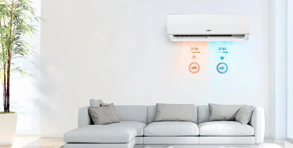 کولرگازی یونیوا پلار 24000 تروپیکال T3 R410a سرد و گرم UN-AS24 POLAR