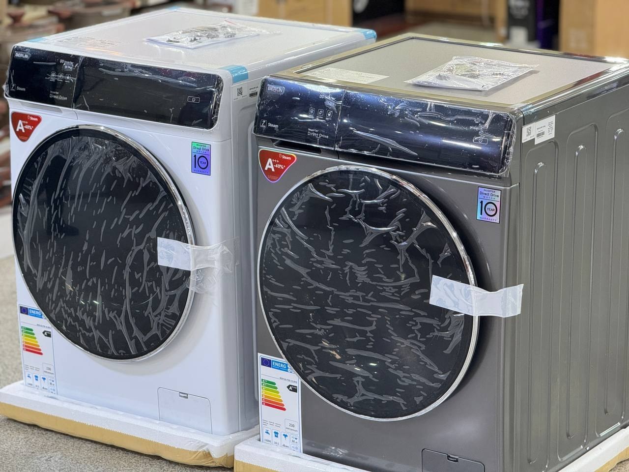 ماشین لباسشویی جنرال برلین 10.5 کیلویی تمام لمس BE9142FSS و BE9142FW رنگ سفید و سیلور ماشین لباسشویی جنرال برلین 10.5 کیلویی تمام لمس BE9142FSS و BE9142FW رنگ سفید و سیلور