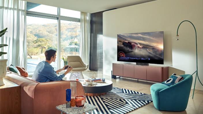 تلویزیون اولد 4K سامسونگ مدل 55S90F سایز 55 اینچ محصول 2025