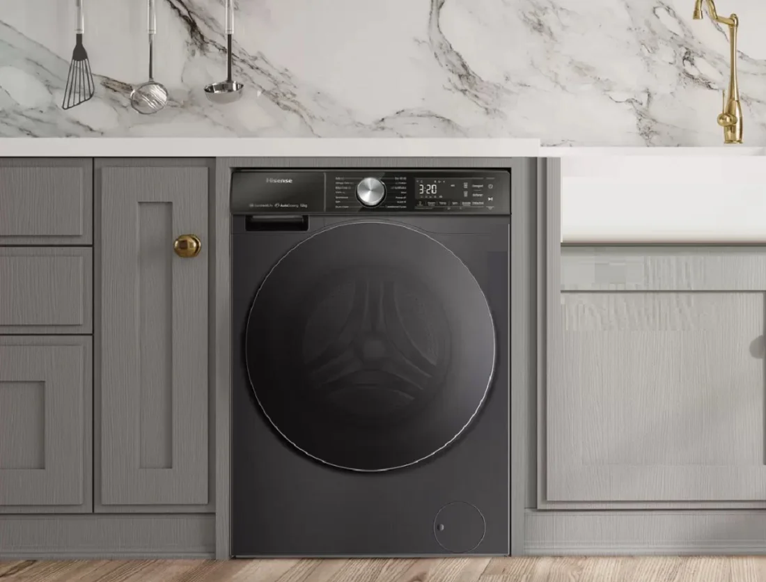 ماشین لباسشویی هایسنس 12 کیلوگرم مشکی درب از جلو WF3S1243BT
