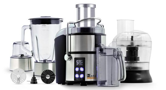 آبمیوه‌گیری چهار کاره 800 وات ناساالکتریک مدل NS-915