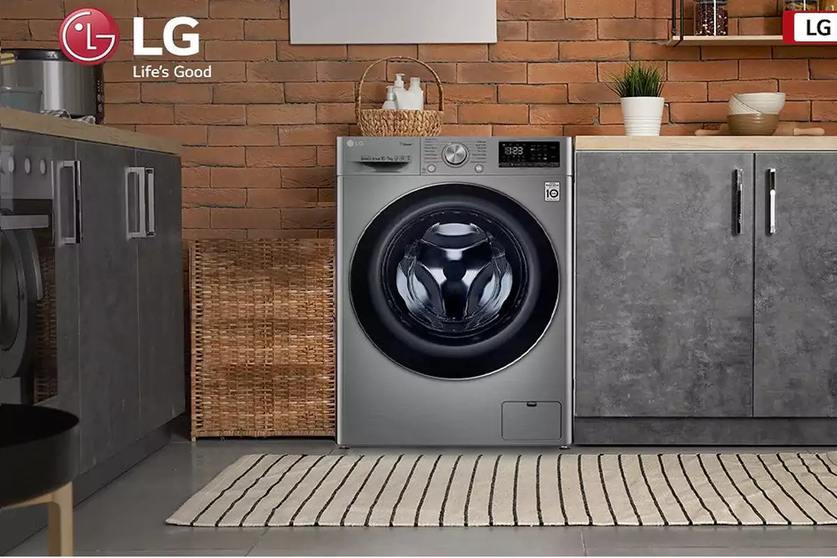 ماشین لباسشویی و خشک کن ال جی F4V5RGP2T