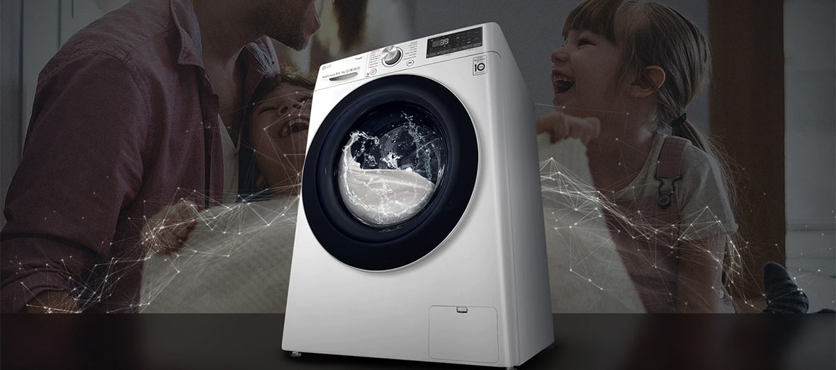 ماشین لباسشویی و خشک کن ال جی F4V5RGP2T