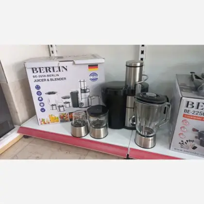 آبمیوه گیری چهار کاره 1800 وات برلین BE-2650