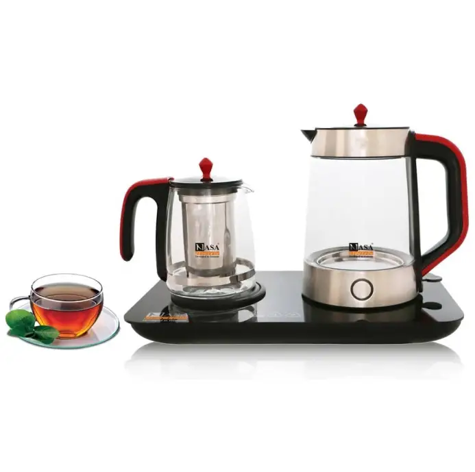 چای ساز صفحه ای لمسی 1750 وات ناساالکتریک NS-513 رنگ مشکی