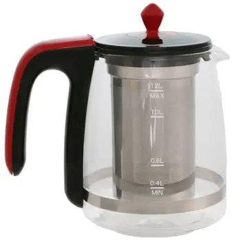چای ساز صفحه ای لمسی 1750 وات ناساالکتریک NS-513 رنگ مشکی