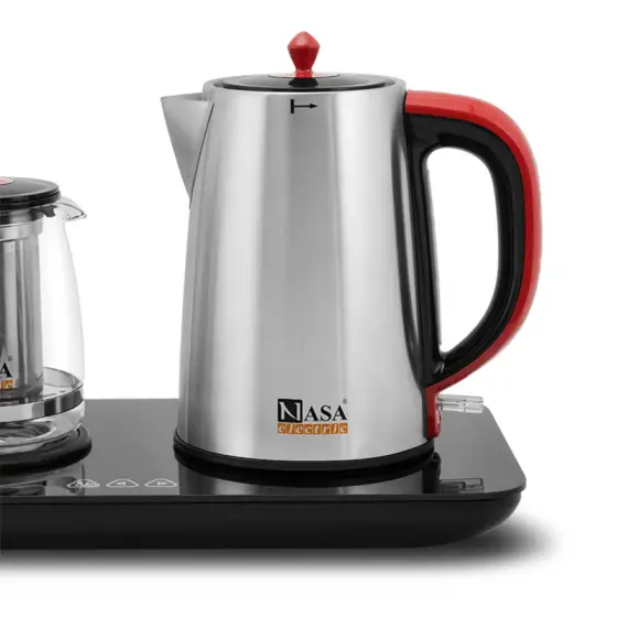 چای ساز صفحه ای لمسی 1750 وات ناساالکتریک NS-514 رنگ مشکی