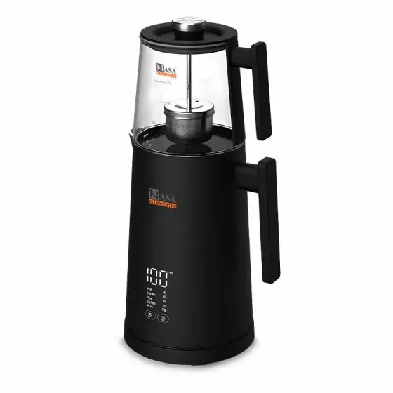 چای ساز روهمی 1500 وات ناساالکتریک NS-527 در رنگ مشکی