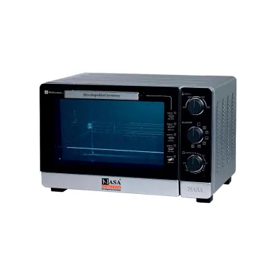 آون توستر 2100 وات 40 لیتر ناساالکتریک NS-2040 رنگ مشکی و نقره ای