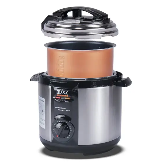 زودپز 1000 وات ناساالکتریک NS-3073 رنگ نقره ای