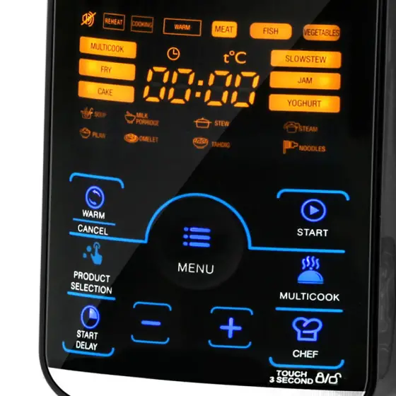 زودپز 1000 وات ناساالکتریک NS-3076 رنگ نقره ای