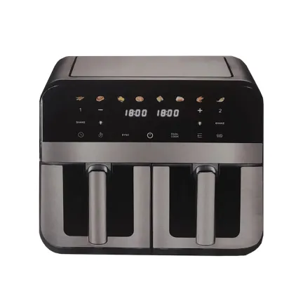 سرخ کن دوقلو ناساالکتریک NS-815 رنگ نقره ای