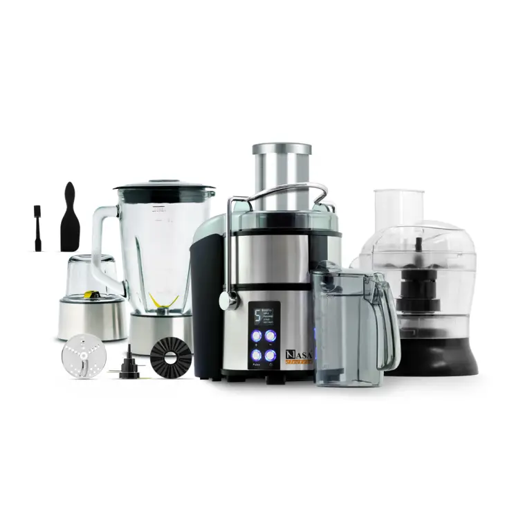 آبمیوه‌گیری چهار کاره 800 وات ناساالکتریک مدل NS-915
