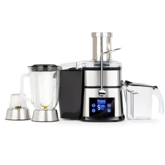 آبمیوه گیری سه کاره 800 وات ناساالکتریک NS-946 رنگ نقره ای