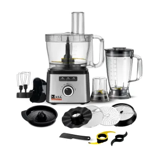 غذاساز همه کاره 450 وات ناساالکتریک NS-627 رنگ نقره ای