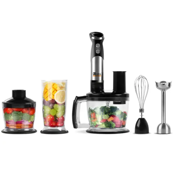 گوشت کوب چند کاره 600 وات ناساالکتریک NS-990 رنگ مشکی