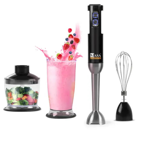 گوشت کوب چند کاره 600 وات ناساالکتریک NS-991 رنگ مشکی