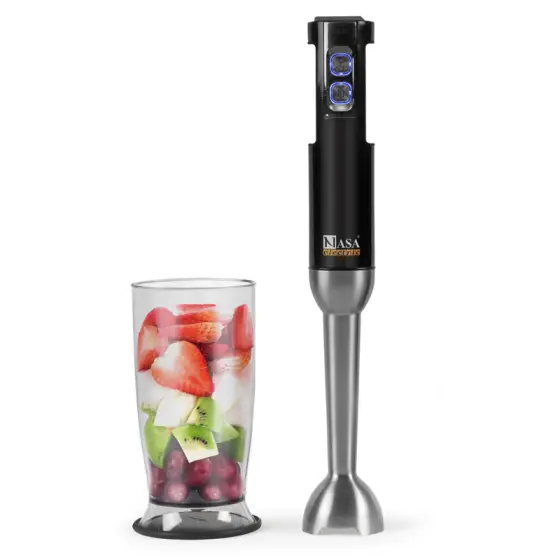 گوشت کوب تک کاره 600 وات ناساالکتریک NS-991 رنگ مشکی و نقره ای