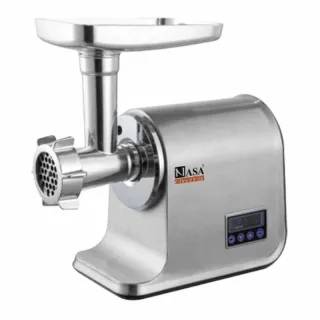 چرخ گوشت 2000 وات ناساالکتریک NS-323 رنگ نقره ای و مشکی