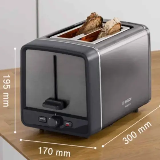 توستر نان 970 وات 2 اسلایس بوش TAT5P425