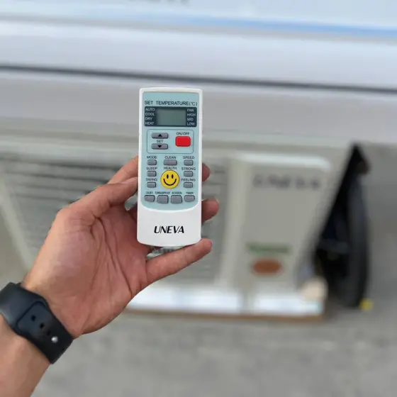 کولرگازی یونیوا پلار 24000 تروپیکال T3 R410a سرد و گرم UN-AS24 POLAR