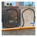 ماشین لباسشویی یونیوا 12 کیلو 8 کیلو خشک کن سری کومبو UN-12WBL COMBO رنگ سفید و سیلور