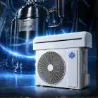 کولر گازی سرمایشی گرمایشی 12000 بدون اینورتر WIFI R410A کینگ هوم KH-GWH12AGCXB محصول 2024