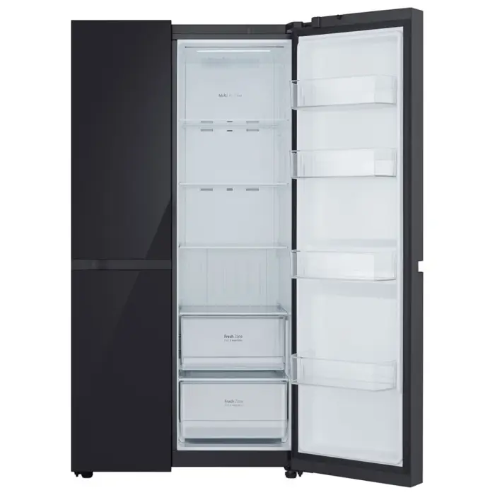 یخچال فریزر ساید بای ساید دو درب 32 فوت ال جی مدل GCB-287GNW رنگ مشکی و سفید