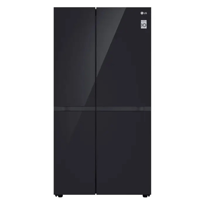 یخچال فریزر ساید بای ساید دو درب 32 فوت ال جی مدل GCB-287GNW رنگ مشکی و سفید