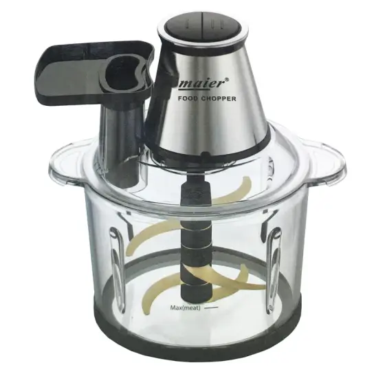 خردکن و سالاد ساز برقی 600 وات 4 تیغه مایر MR-2500
