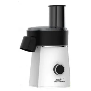 سالاد ساز و رنده برقی 800 وات 6 تیغه استیل مایر MR-1488 رنگ سفید و مشکی