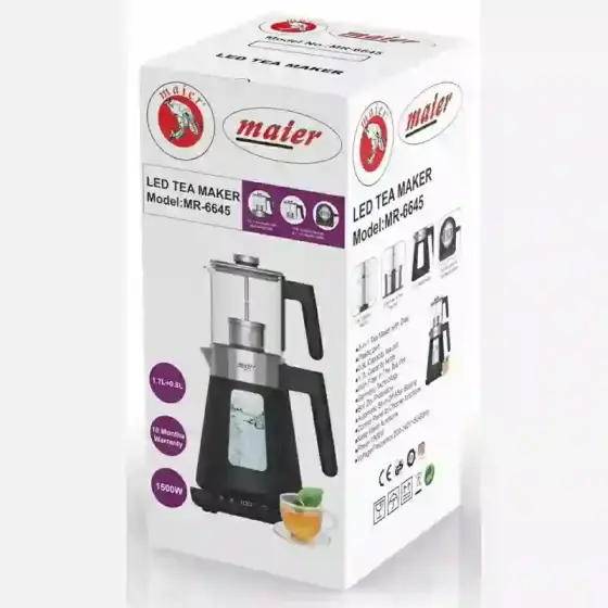چای ساز روهمی 1500 وات 1.7 لیتر مایر MR-6645