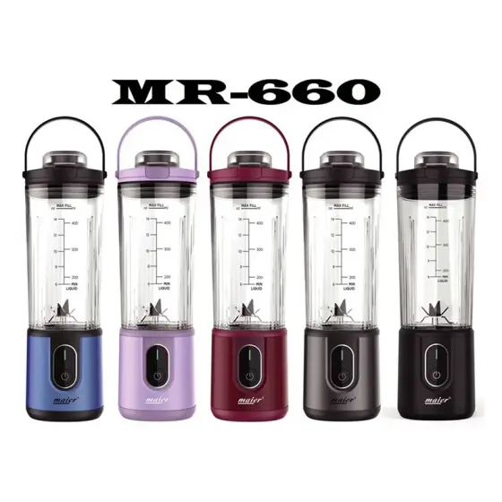 شیکر شارژی 470 میلی‌لیتر 600 وات مایر MR-660