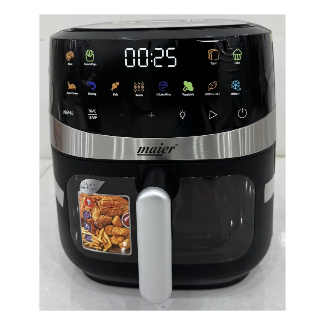 سرخ کن 15 لیتر دو المنت 2000 وات مایر MR-910